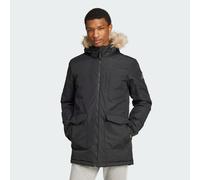 Giacca con cappuccio adidas Paveric Fur nero puro - S