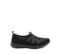 Pavers Scarpe da ginnastica slip-on Pavers in pelle con memory foam eu37 Nero