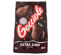 Pavesi Biscotti Frollini Gocciole Extra Dark con Cioccolato Fondente, 400g (Confezione da 6)