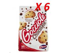 PAVESI GOCCIOLE CHOCOLATE biscotti con gocce di cioccolato 6 x 500 g ( 3 KG)