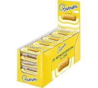 Pavesi Pavesini Classici, Biscotto Leggero per Colazione o Merenda, Confezione da 20 Monoporzioni da 25g