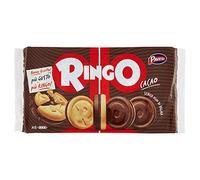 Pavesi Ringo Biscotti Farciti con Crema al Gusto Cacao per Colazione o Gustoso Snack, Senza Olio di Palma, Formato Famiglia - Confezione da 330 g