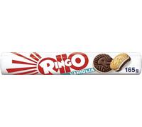 Pavesi Ringo Biscotti Farciti con Crema al Gusto Vaniglia, Snack per Merenda o Pausa Studio, senza Olio di Palma - Formato Tubo da 165 g (Confezione da 8)