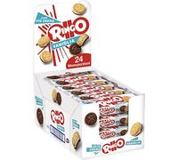 Pavesi Espositore Ringo, Biscotti Farciti con Crema al Gusto Vaniglia per Colazione o Gustoso Snack, Senza Olio di Palma, Espositore con 24 Pezzi Totale: 1320 g