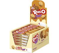 Pavesi Ringo Caramel twist Limited edition - Biscotti farciti al caramello e sale - Espositore da 42 Pezzi