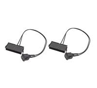 Pavewood 2 x 24 pin femmina ATX PSU Power Supply Tester Start Up Jumper ON OFF interruttore 18AWG 30CM