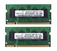 Pavewood 2X DDR2 1GB RAM per computer portatile 677 MHz PC2-5300S-555 200Pins 2RX16 SODIMM per