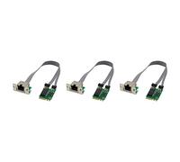 Pavewood 3 x Scheda di rete Mini PCIE M.2 A + E a RTL8111F - Scheda di rete Gigabit Ethernet RJ45 a porta singola