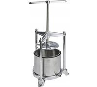 Pavi Torchietto Premitutto In Alluminio Pressofuso Brillantato Per Alimenti Con Raccoglitore In Acciaio Inox.