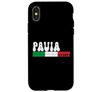 PAVIA City Italia Vintage Bandiera Italia per gli amanti dei viaggi Custodia per iPhone X/XS