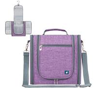 PAVILIA Beauty case da viaggio da appendere per donne e uomini, Viola, Extra Large (12x6x12.5), Beauty case