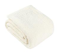 PAVILIA Coperta super morbida per divano, soffice, accogliente, leggera, color crema, grande, calda e soffice coperta in maglia per letto, divano