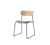 Pavilion AV52 Sedia da Pranzo Seduta Imbottita Nero/Sisu
