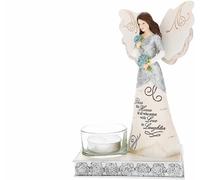 Pavilion - Bless This Home - 17,1 cm Angelo statuetta portacandele religiosa bestie migliore amico dio Gesù amante cristiano cristiano regalo di inaugurazione della casa