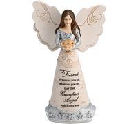 Pavilion Elements Angels Figurina - Display per statuette di angeli custodi - """"Amico mio, ovunque tu vada, qualunque cosa tu faccia, possa quest