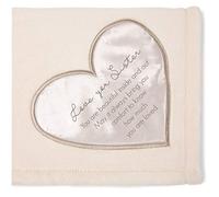 Pavilion Gift Company 19504 Comfort Love You Sister - Coperta Spessa e Calda, 320 g/m²