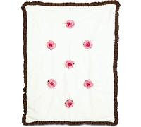 Pavilion Gift Company Ribbed Chenille Baby Blanket, Strawberry sundae, 76,2 x 101,6 cm
