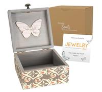 Pavilion Gift Company Someone Special 4.5" Keepsake Box Scatola portagioie, Legno ingegnerizzato, Rosa, Grigio, Bianco, 4,5"