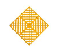 Pavimentazione da esterno ad incastro giardini, Piastrelle Drenaggio a Pavimento ad Incastro 40x40x3cm Multicolori 4-20 Pz for Garage Seminterrato(Yellow,4 pieces)