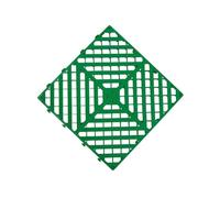 Pavimentazione da esterno ad incastro giardini, Piastrelle Drenaggio a Pavimento ad Incastro 40x40x3cm Multicolori 4-20 Pz for Garage Seminterrato(Green,10 pieces)