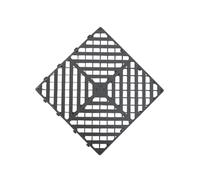 Pavimentazione da esterno ad incastro giardini, Piastrelle Drenaggio a Pavimento ad Incastro 40x40x3cm Multicolori 4-20 Pz for Garage Seminterrato(Grey,16 pieces)