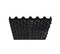 Pavimentazione da esterno ad incastro giardini, Piastrelle for pavimenti ad incastro 50x50x4 cm multicolore 4 pezzi for autolavaggio ponti scale garage(Black,4 pieces)