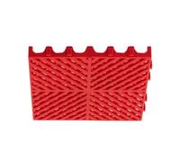 Pavimentazione da esterno ad incastro giardini, Piastrelle for pavimenti ad incastro 50x50x4 cm multicolore 4 pezzi for autolavaggio ponti scale garage(Red,20 pieces)
