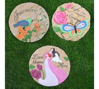 Pavimentazione decorativa antiscivolo dimensionale for giardini, for cortili/giardini/sentieri(1 PACK)