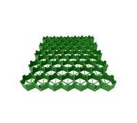 Pavimentazione esterna marciapiede grondaie grondaie grondaie grata per capannone fondazione giardino paesaggistica passerella pendio e parcheggi verde 5 cm set di 4 pezzi
