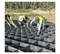 Pavimentazione geo a nido d'ape per vialetto e giardino, griglie in plastica permeabile per il controllo del fango, la base del capanno, la stabilizzazione del patio e del paesaggio
