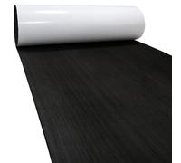 Pavimentazione per barca Schiuma EVA Rivestimento per barca Finto teak Pavimentazione marina Tappetino per barca Tappeto per barca per barca a motore RV Yacht Kayak,Nero,240x60cm
