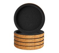Pavimenti in legno scorrevoli mobili - Slider moquette di mobili | 4x Slide a moquette portatile per mobili, dischi mobili per mobili pesanti, cursore del riutilizzo