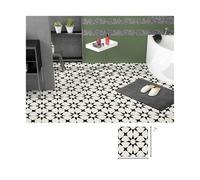Pavimenti in PVC Autoadesivi, 9 Adesivi For Pavimenti Autoadesivi Impermeabili La Decorazione Della Casa Con Motivo Stampato A Stella Nera Linoleum Pavimento Rotolo(ZxDB-4T9P20-102-ZZ)