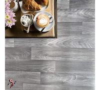 Pavimenti PVC per esterno e interno Altezza 200 cm PREZZO AL MQ pavimento PVC effetto legno porfido piastrella alta resistenza (HORIZON GRIGIO)