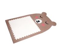 Pavimento a puzzle designer Orsetto marrone con pancia bianca