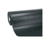 Pavimento antiscivolo bollo nero in PVC - Rivestimento superfici garage, officine, laboratori, camper - h 1 x 23 metri
