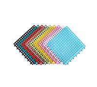 Pavimento antiscivolo per doccia in gomma 3 0X30CM. Tappeto per pavimenti per il bagno del bagno del tappetino del bagno con drenaggio FAI DA TE Cucina da cucina tagliente Piscina 6pcs multipli multip