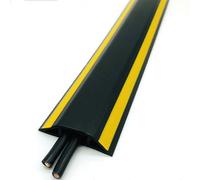 Pavimento Cavi Calpestabile Sicura E Durevole, Proteggere Cavo Pavimento in Materiale Morbido del PVC, Canalina Passacavi Muro Adesiva(Color: A, S: 1m)