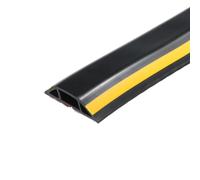 Pavimento Cavo Copertura Cavo Protezione 0.55" W x 0.28" H 3.3ft Giallo Nero