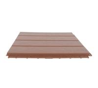 Pavimento da Giardino per Esterno in Legno Plastica, Decorativo | Splicing Floor per Balcone e Cortile, Montaggio senza Attrezzi, Adatto a Cemento e Pietra