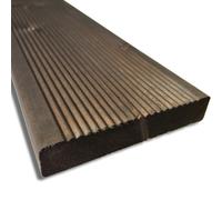 Pavimento Decking Naturale in Legno Antiscivolo da 14,5x2,7 cm, MULTIPACK