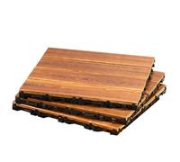 Pavimento del terrazzo, Piastrelle per terrazze in legno, Pavimento Patio all'aperto 3X in legno, Forniture per la ristrutturazione domestica, rivestimento impermeabile al Pavimento per il Balcone del