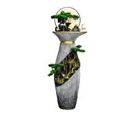 Pavimento Grande fontana da pavimento for interni, giardino con bottiglia d'acqua in resina luce a LED, cinese Fengshui Lucky for, decorazione for la casa e l'ufficio per ingresso