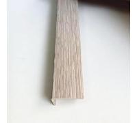 Pavimento in Legno A Forma di L Edgig Strips Door Threshold Strip, Stair Step Trim 35.4ich / 90cm Log, PVC Wood Grai Fiish, O, 2x1cm/0.78x0.39inch