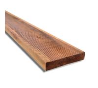 Pavimento in Legno Antiscivolo per Esterni , Larghezza 14,5 cm, Spessore 28 mm