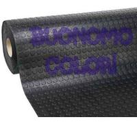 Pavimento in PVC a bollo nero spessore 1,2mm Pavimento Bullonato nero Pvc protettivo, Copripavimento nero bollato. (1 x 3 mt)