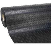 Pavimento in PVC a bollonero spessore 1,2mm nero Pvc protettivo, (1 x 3 mt)
