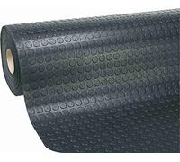 Pavimento in Pvc bullonato a bolle colore ANTRACITE copripavimento "Bollo" Larghezza mt 1 Spess. 1 mm antiscivolo Vendita a misura (mt 1 x 3)
