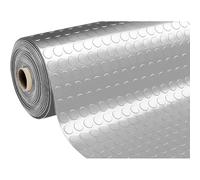 PAVIMENTO IN PVC | BULLONATO | GRIGIO CHIARO | SPESSORE 1MM | ANTISCIVOLO (1X10)