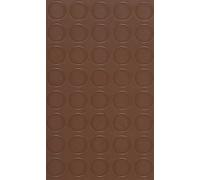 Pavimento pvc a Bollo spess. 1,3mm rotolo 25mq col. Marrone Spedizione Gratuita